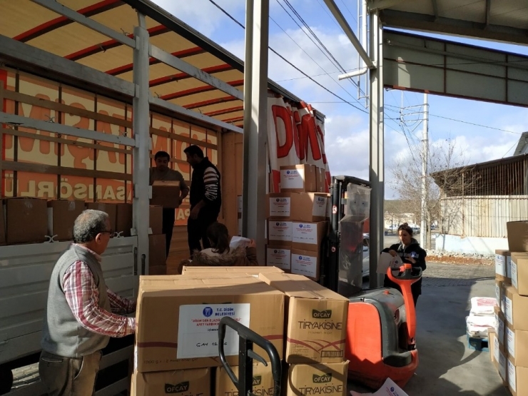 Didim’den Elazığ Ve Malatya’ya Yardım Eli