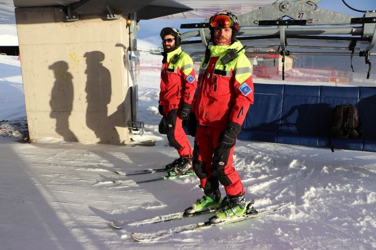 Erciyes’in Güvenliğini Onlar Sağlıyor