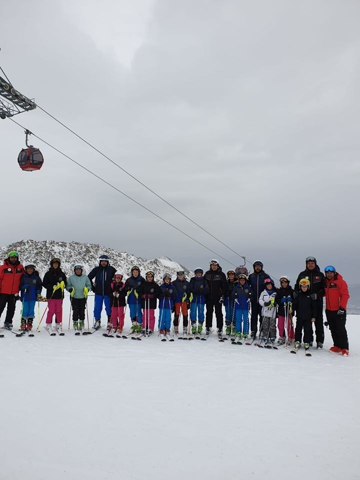 Murat Eskici, Kayakçılarla Antrenmanda Buluştu