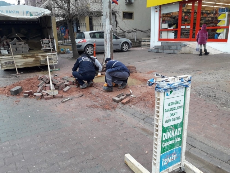 İzmit Belediyesi, Cadde Ve Kaldırımları Yeniliyor