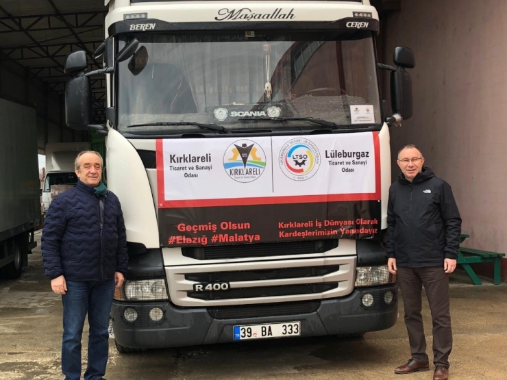 Ktso Ve Ltso’nun Yardım Tırı Depremzedelere Ulaştı