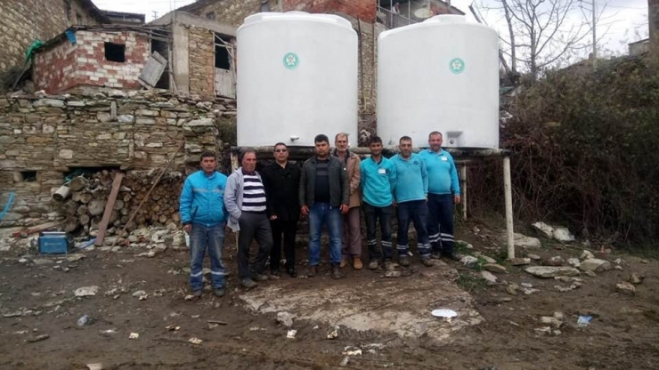 Büyükşehirden Çiftçilere Su Deposu Desteği