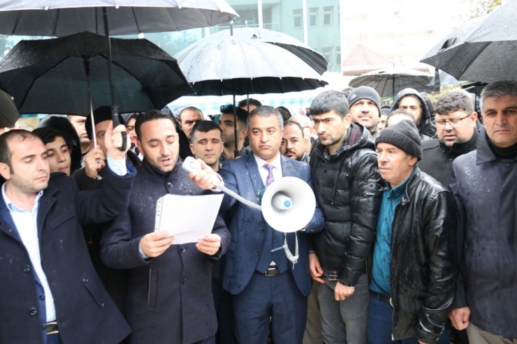 Siirt’te Vatandaşlar Kudüs İçin Toplandı