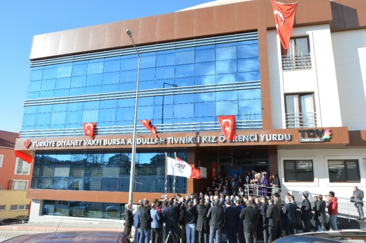 Diyanet İşleri Başkanı Erbaş Bursa’da Yurt Açtı