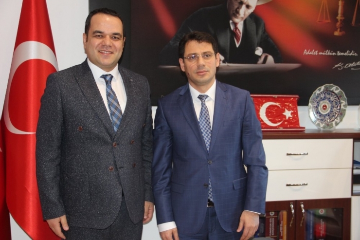 Artuk’tan Başsavcı Çelenk’e Ziyaret