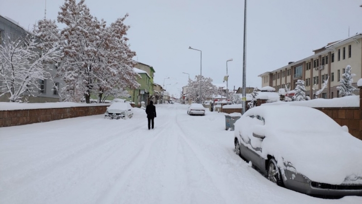 Karlıova’da Kar Esareti Başladı, Köy Yolları Kapandı