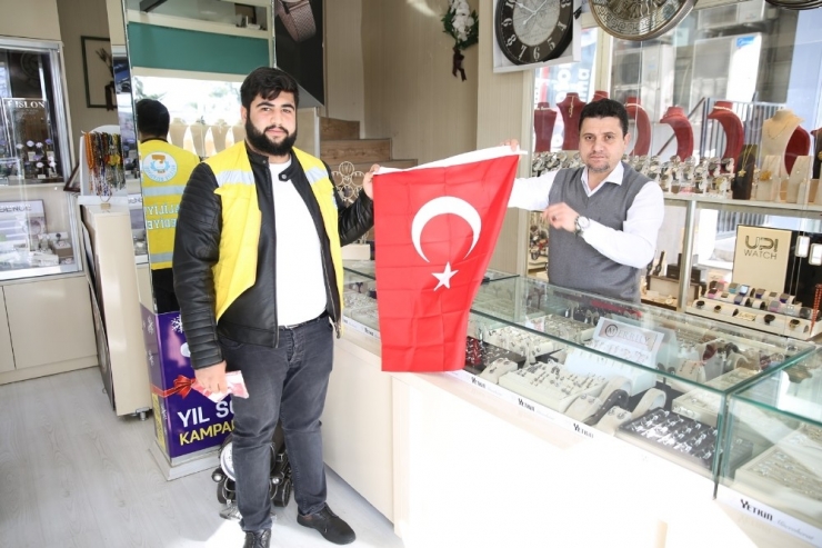 Haliliye’den Türk Bayrağına Yapılan Saldırıya Tepki