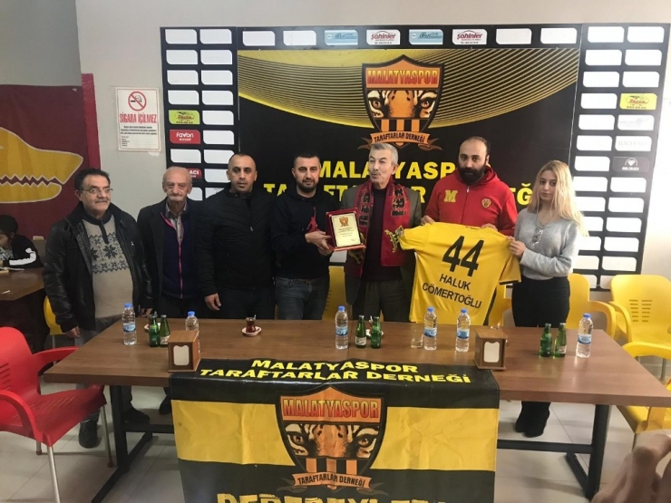 Haluk Cömertoğlu, Malatyaspor Taraftarlar Derneği Onursal Üyesi Oldu