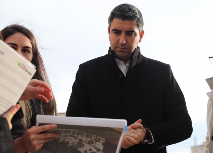 Başkan Gökhan Yüksel, Devam Eden Projeleri Yerinde İnceledi