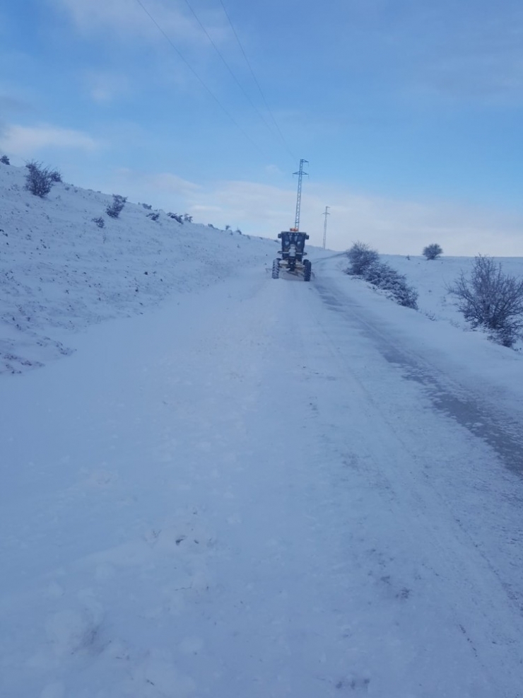 Kırşehir’de Karla Mücadele Çalışmaları