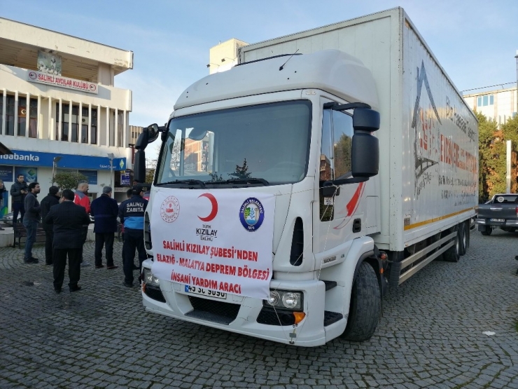 İnsani Yardım Tırı Salihli’den Yola Çıktı
