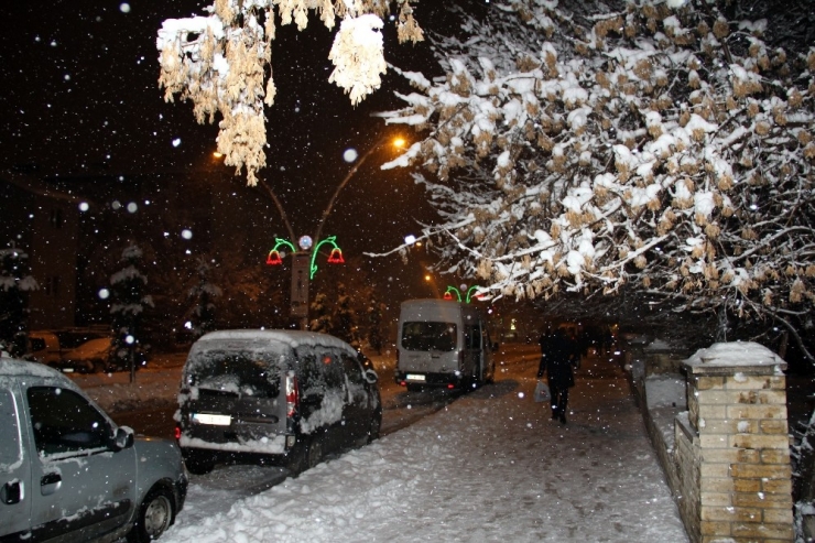 Ağrı’da Kar Yağışı Sürüyor