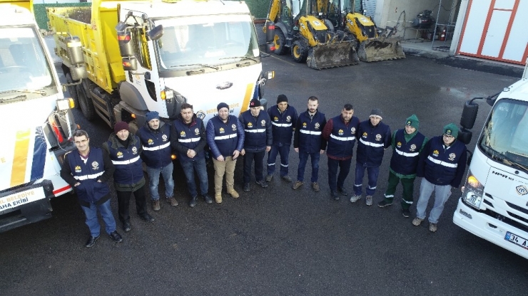 Sultanbeyli’de Mobil Belediye Saha Ekiplerinin Çalışmaları Drone İle Havadan Görüntülendi