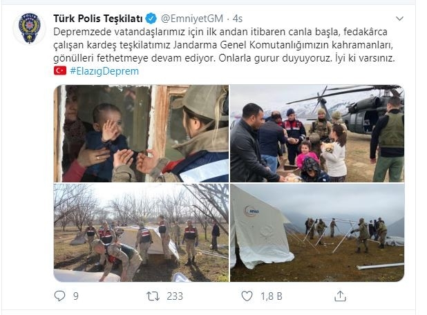 Türk Polis Teşkilatı Ve Jandarma’dan Karşılıklı Jest: “Birlikte Daha Güçlüyüz”