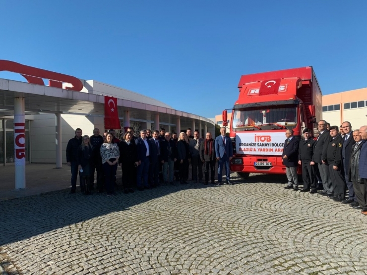 İtob’dan Elazığ’a Yardım Tırı