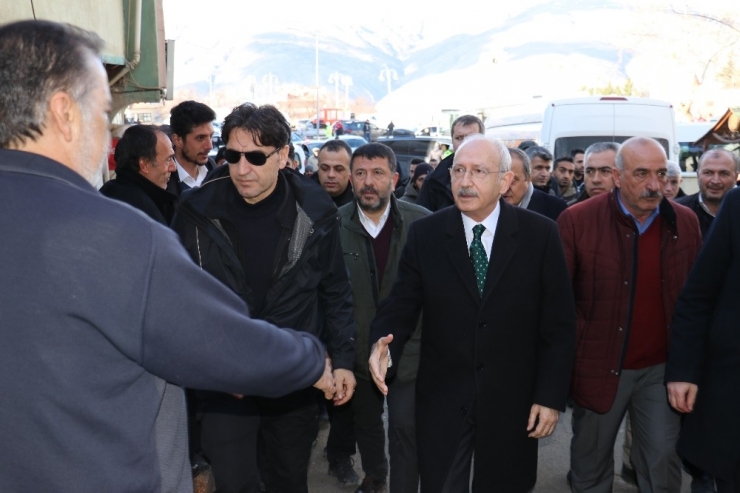 Chp Lideri Kemal Kılıçdaroğlu, Malatya’da Deprem Bölgesinde