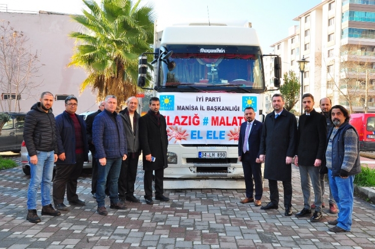 İyi Parti Manisa’dan Elazığ’a Yardım Tırı