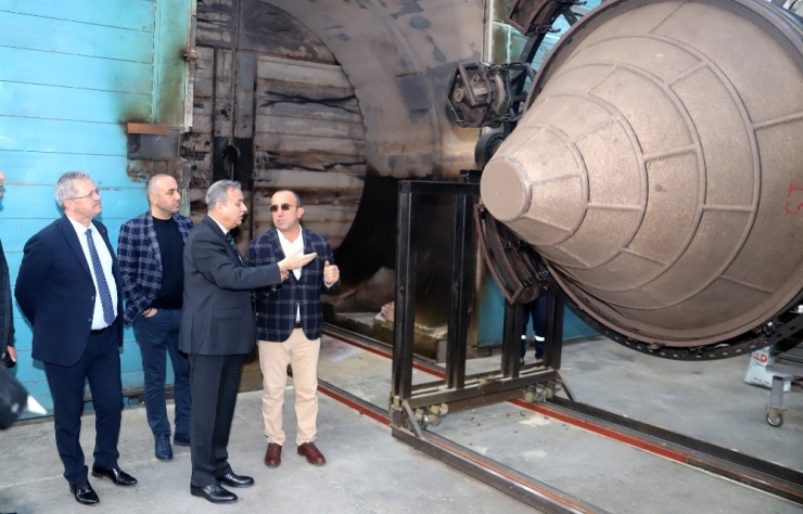 Mtosb Müteşebbis Heyeti Fabrikalarda İncelemelerde Bulundu