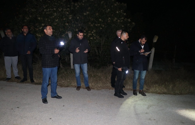 Narenciye Bahçelerine Dadanan Hırsızlara Hava Destekli Uygulama