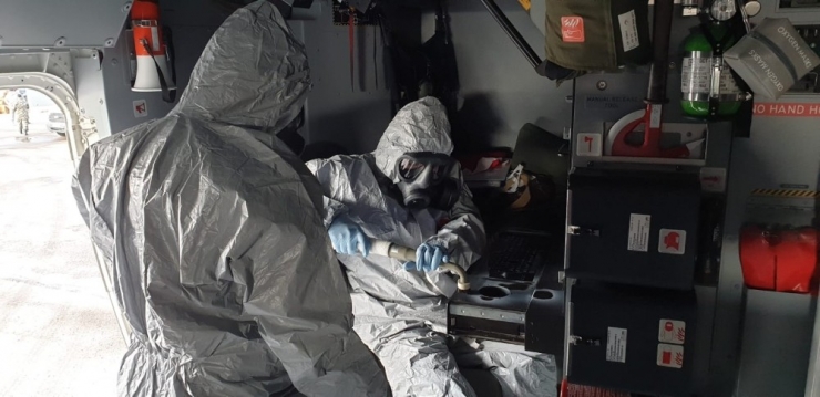 Çin’den Gelen Uçak Uzmanlar Tarafından Arıtmaya Tabi Tutuldu