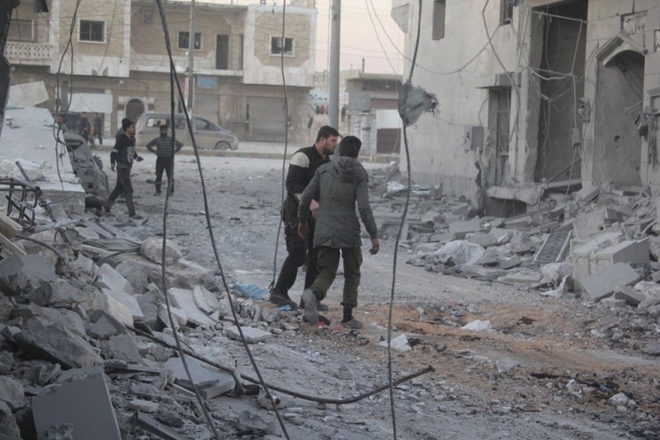 Esad Ve Rus Savaş Uçakları Halep’i Vurdu: 1 Ölü