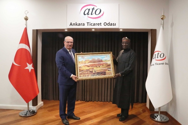 Nijerya Büyükelçisi Paragalda’dan Ato’ya Ziyaret