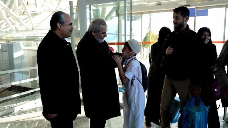 Umre Kafilesi Dualarla Karşılandı