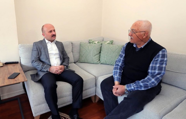 Vali Varol’dan, Kıbrıs Gazisine Ziyaret