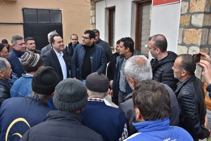 Başkan Dutlulu, Deprem Bölgesinde Son Durumu İnceledi