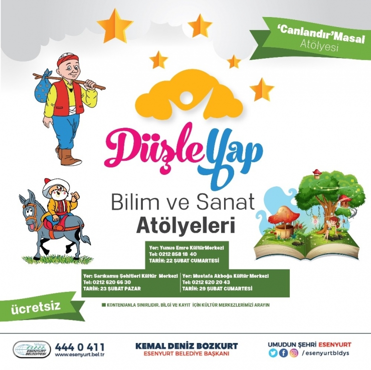 Esenyurtlu Çocuklar Bilim Ve Sanatla Büyüyecek