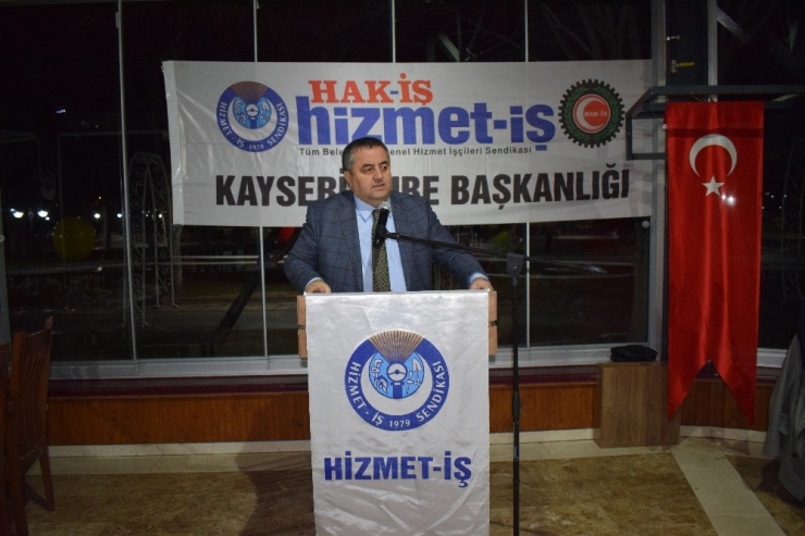 Hizmet-iş Sendikası Erciyes A.ş. Çalışanlarıyla Bir Araya Geldi