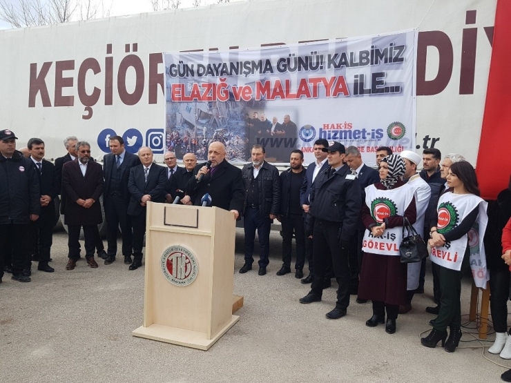 Hak-iş’ten Deprem Bölgesine Yardım