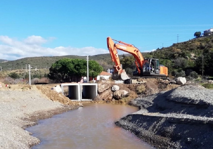 İzsu Yedi Derede Taşkına Karşı Önlem Alıyor