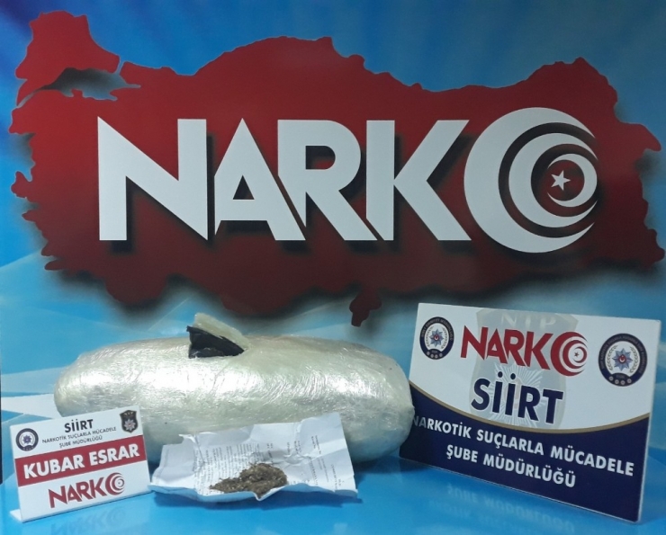 Siirt’te Uyuşturucu Operasyonuna 3 Tutuklama
