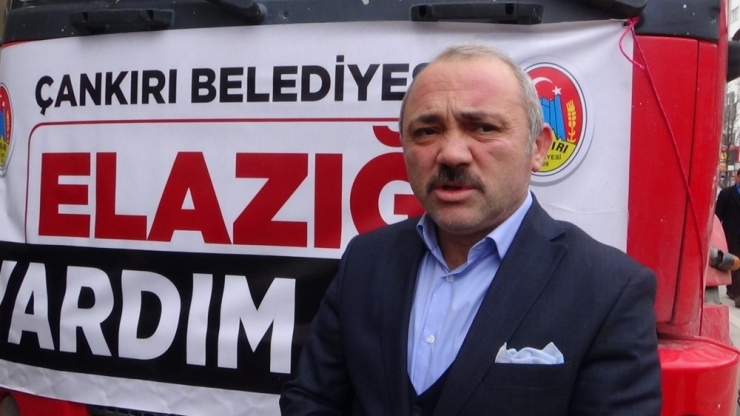 Çankırı Belediyesi’nden Elazığ Ve Malatya’ya Destek