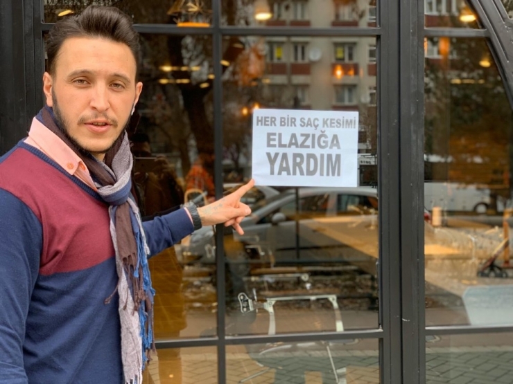 Her Saç Kesim Ücretinin Yarısı Elazığ’a