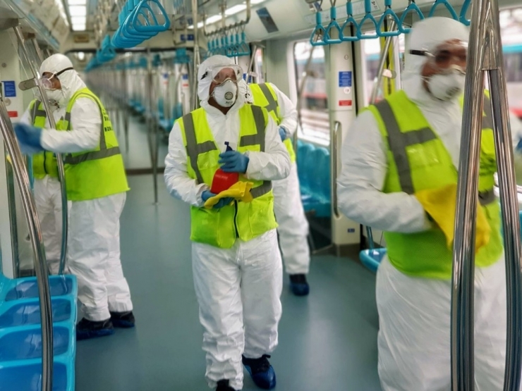 Günde 500 Bin Kişinin Yolculuk Ettiği Marmaray Her Gün Tepeden Tırnağa Temizleniyor