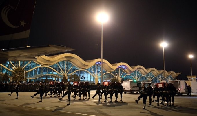 İdlib Şehitleri Memleketlerine Uğurlandı