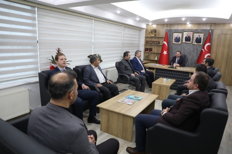 Palancıoğlu’ndan Mhp Melikgazi İlçe Başkanı Kalın’a Hayırlı Olsun Ziyareti