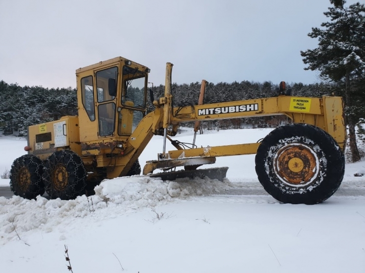 Büyükşehir Belediyesi Karla Mücadele Ekipleri Teyakkuzda
