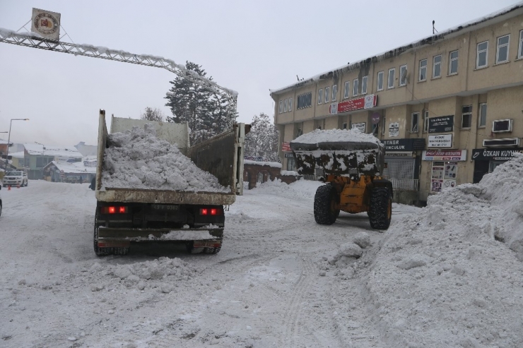 Varto Belediyesi Kar Nakline Başladı