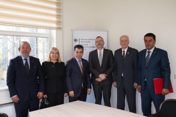 Başkan Cevahiroglu Almanya İle Türkiye Arasındaki Ticari İlişkiler Hakkında Bilgi Aldı