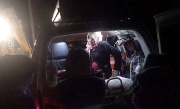 Hamile Kadının Yardımına İl Özel İdaresi Ekipleri Yetişti