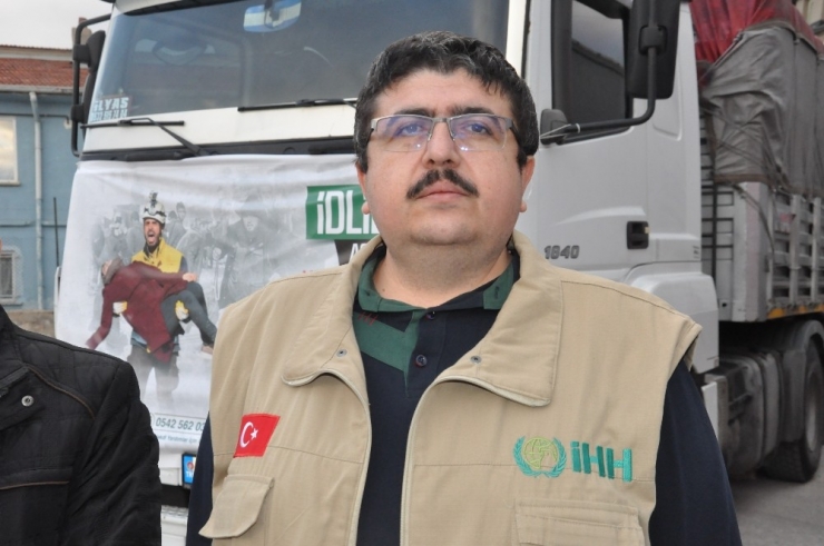 Afyonkarahisar’dan İdlib’e Yardım Tırı