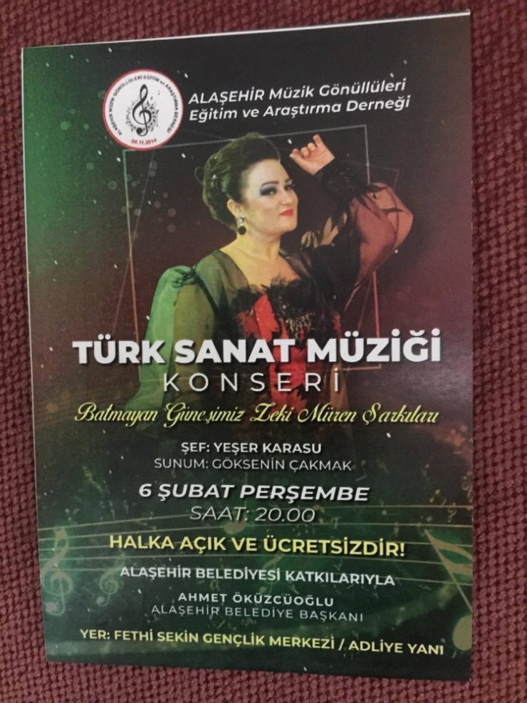 Çığ Felaketi Sonrası Alaşehir’de Konser İptal Edildi