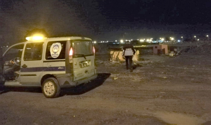 Aziziye Zabıtasından Gece Mesaisi