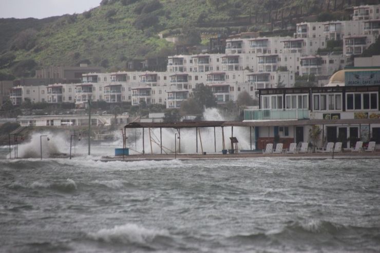 Fırtına Tekneyi Karaya Sürükledi