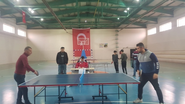 Çınar’da Masa Tenisi Turnuvası