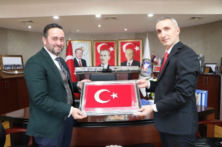 Düzce Başsavcısı Çelik, Başkan Yanmaz’ı Ziyaret Etti