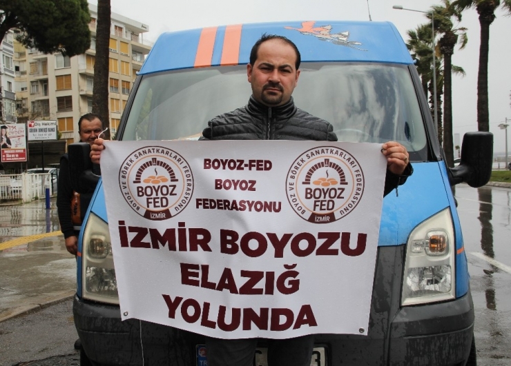 İzmir’den Elazığ’a 3 Bin Boyoz Gönderildi